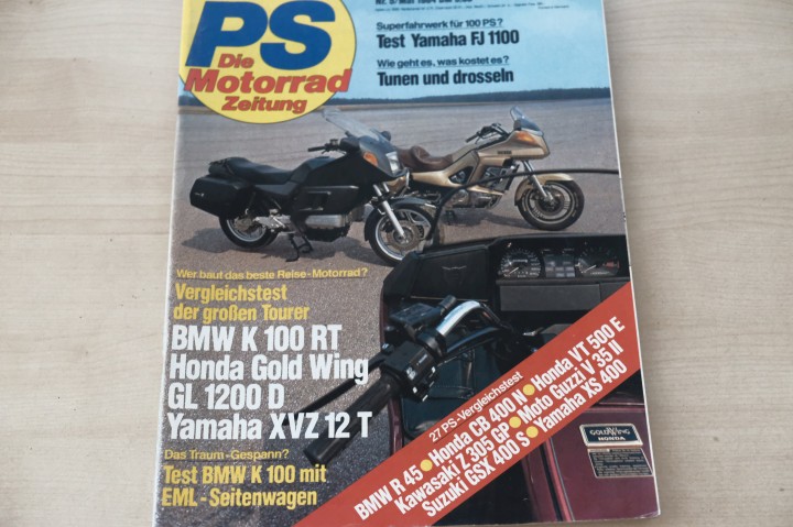 Deckblatt PS Sport Motorrad (05/1984)